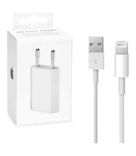 Kit Cargador Adaptador y Cable Apple 5W MB707ZM/B