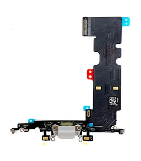 Flex de carga USB para iPhone 8 Plus Gris Blanco